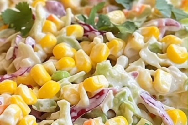 Creamy Corn Coleslaw Recipe