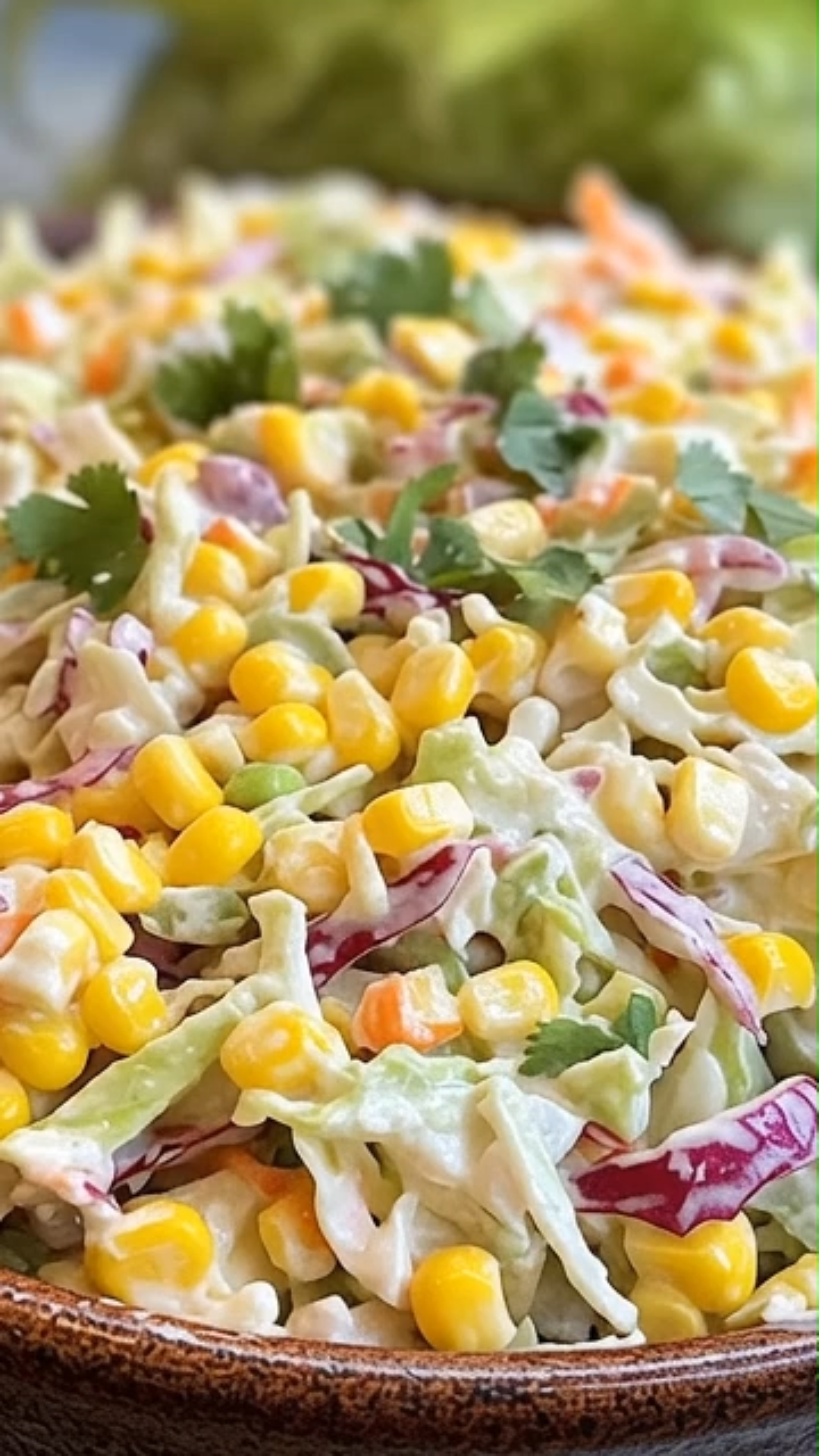 Creamy Corn Coleslaw Recipe