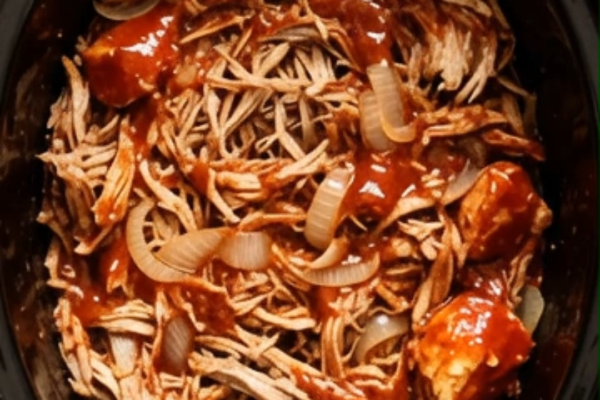 Slow Cooker BBQ Pulled Chicken Recipe