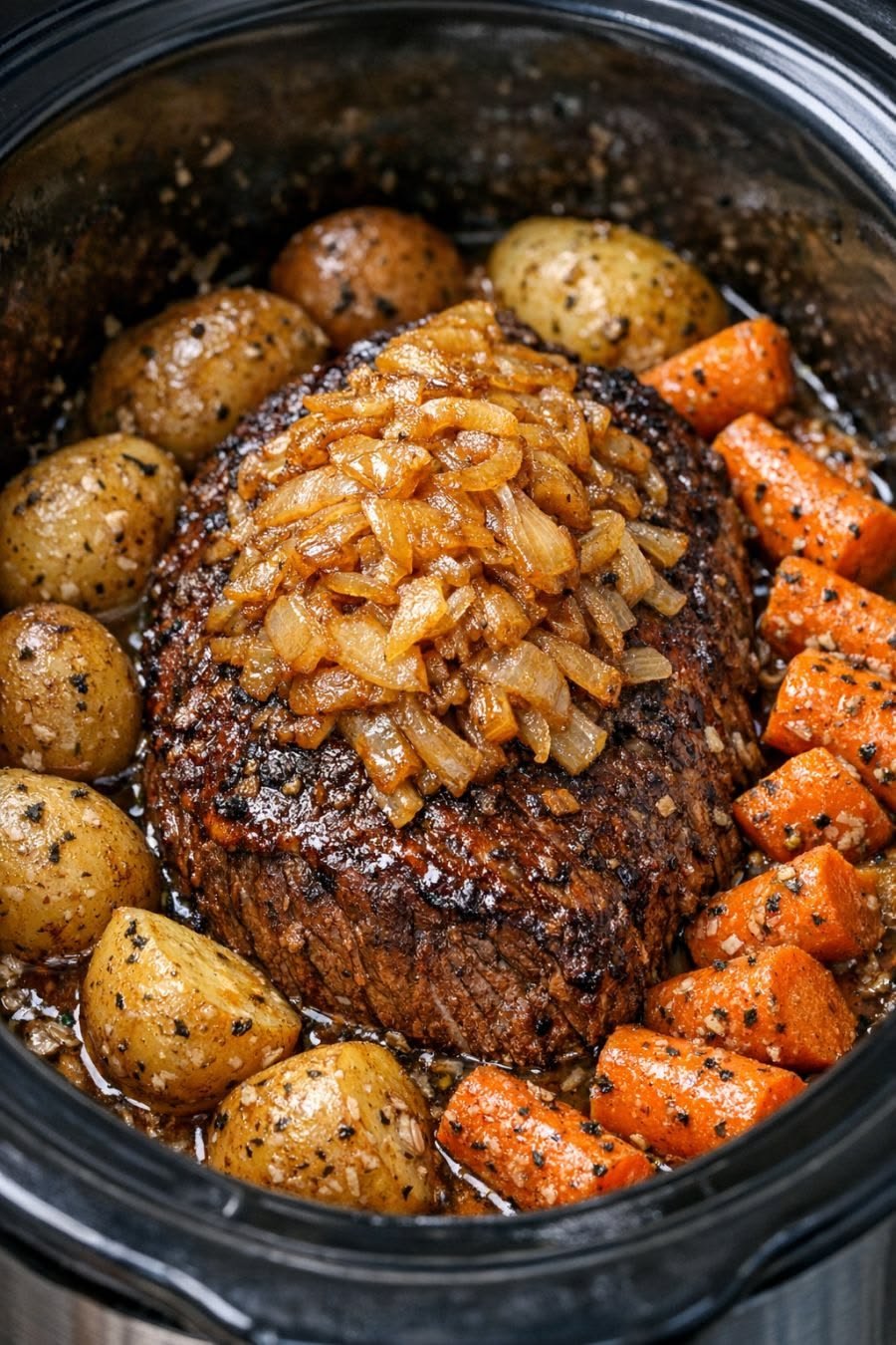 Slow Cooker Pot Roast with Potatoes