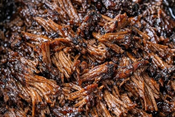 Slow Cooker Shredded BBQ Beef