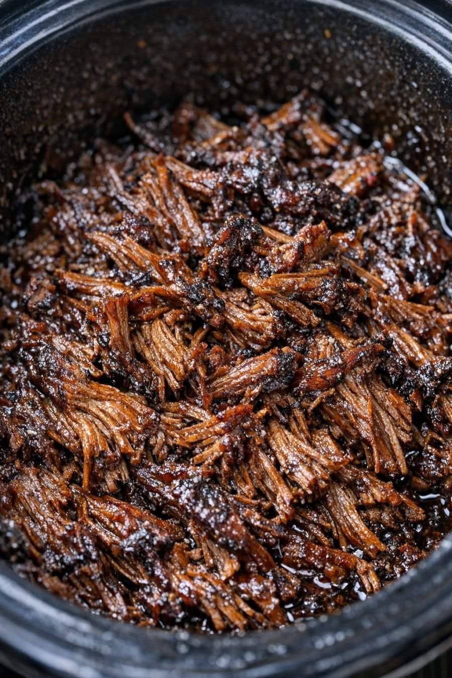 Slow Cooker Shredded BBQ Beef
