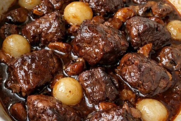 Slow Cooker Beef Bourguignon
