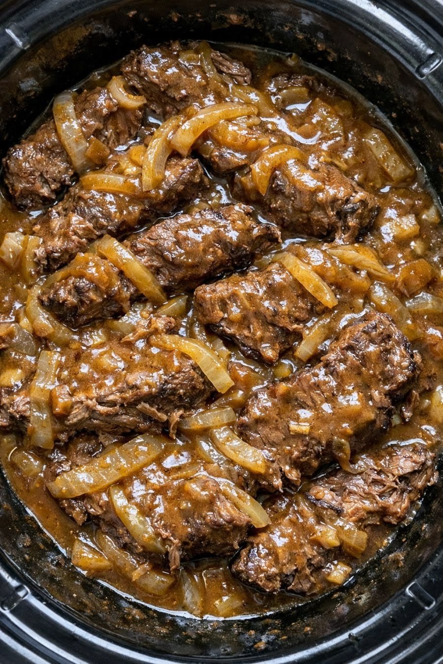 Slow Cooker Cube Steak and Gravy