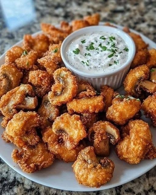 Crispy Breaded Mushrooms Recipe