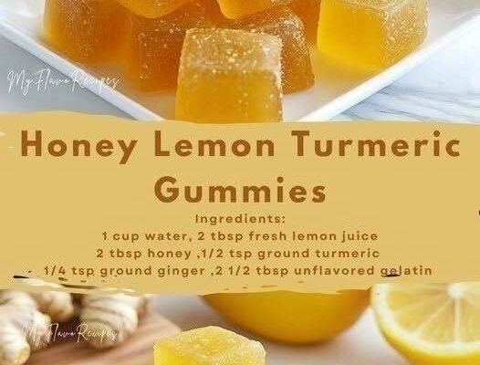 Honey Lemon Turmeric Gummies