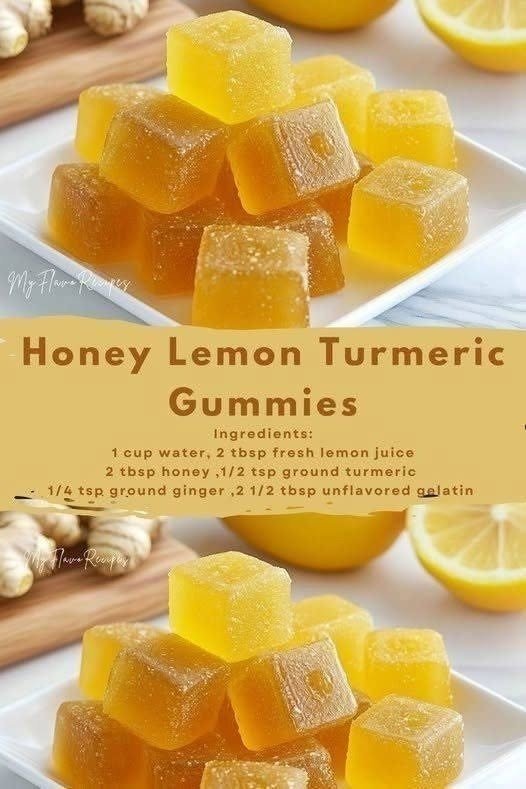 Honey Lemon Turmeric Gummies