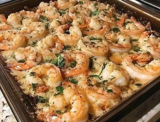 Baked Garlic Parmesan Shrimp