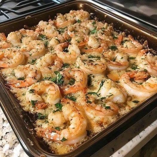 Baked Garlic Parmesan Shrimp