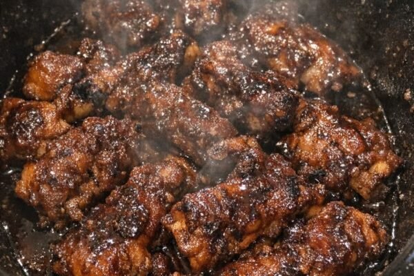 Sticky Garlic Soy Chicken Bites Recipe