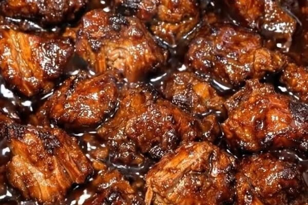 Slow Cooker Sticky BBQ Meat Bites