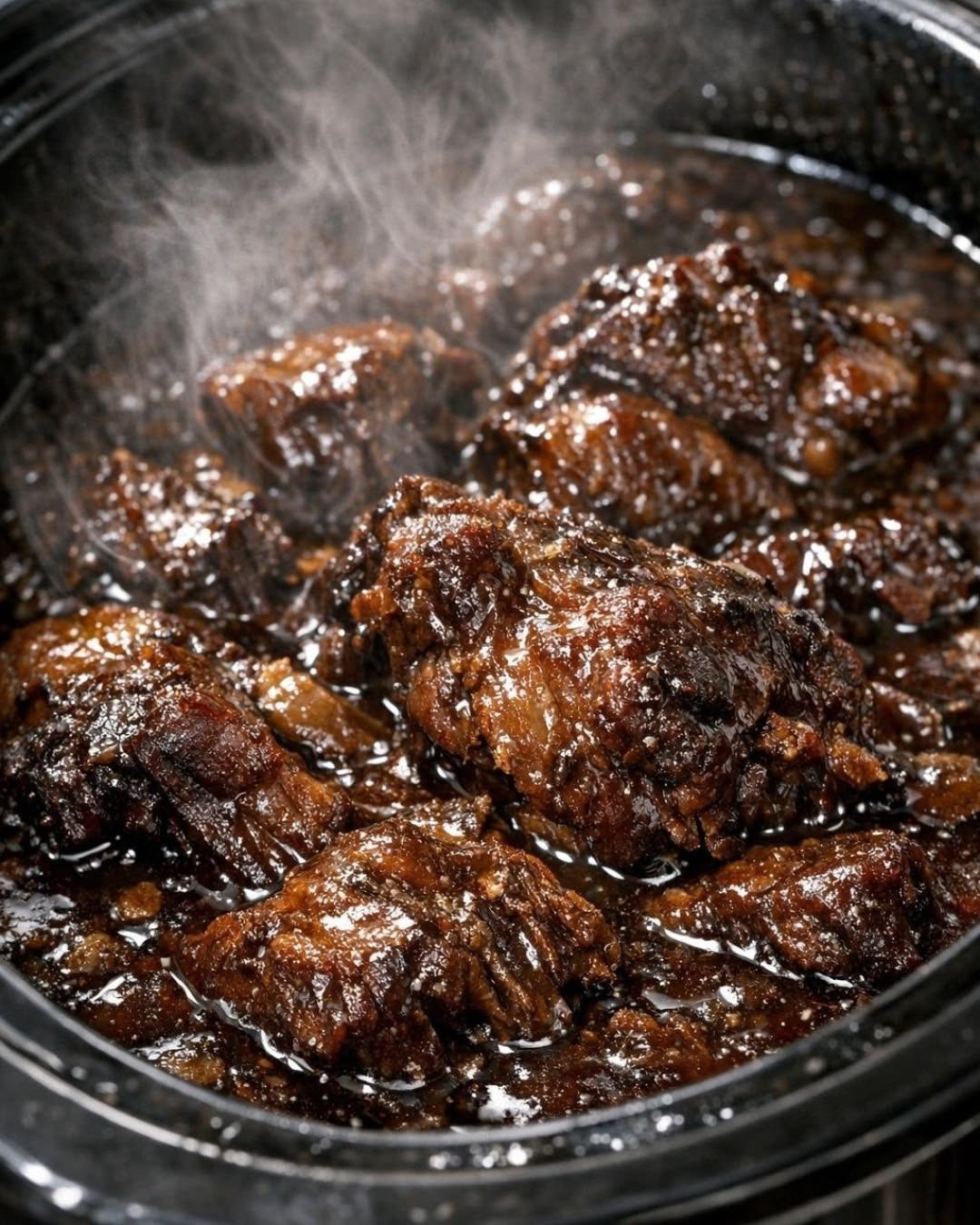 Slow Cooker Braised Beef Short Ribs