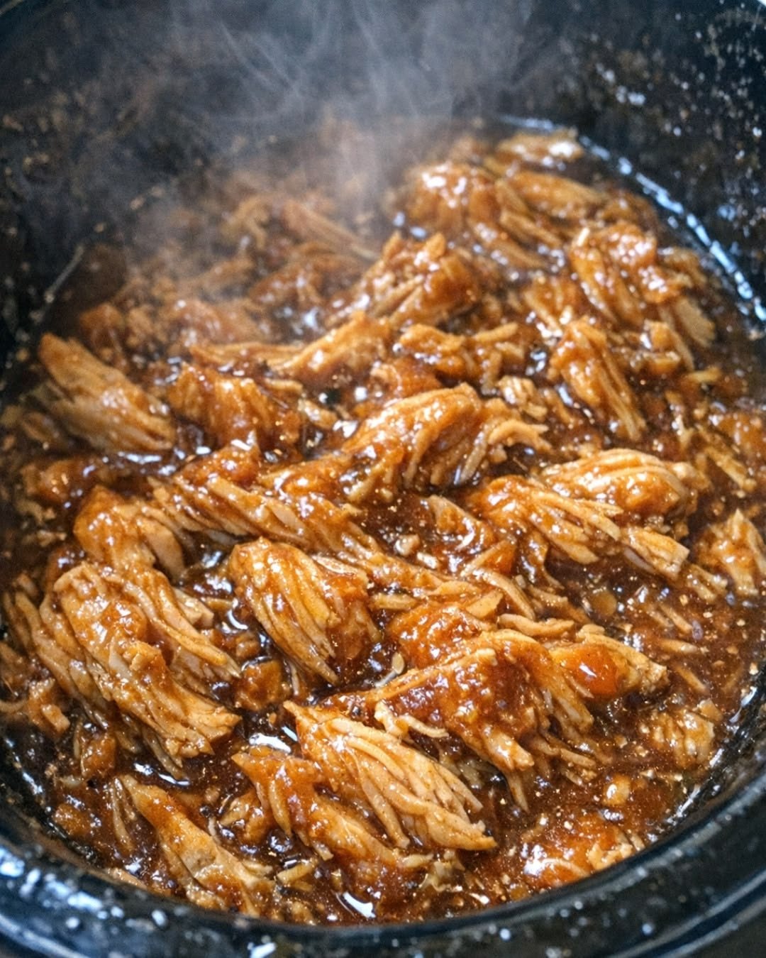 Slow Cooker Shredded BBQ Chicken Recipe