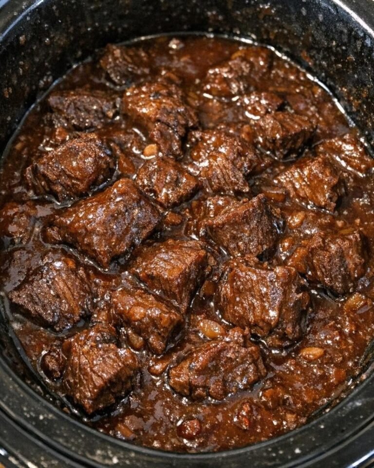 Slow Cooker Beef Tips and Gravy