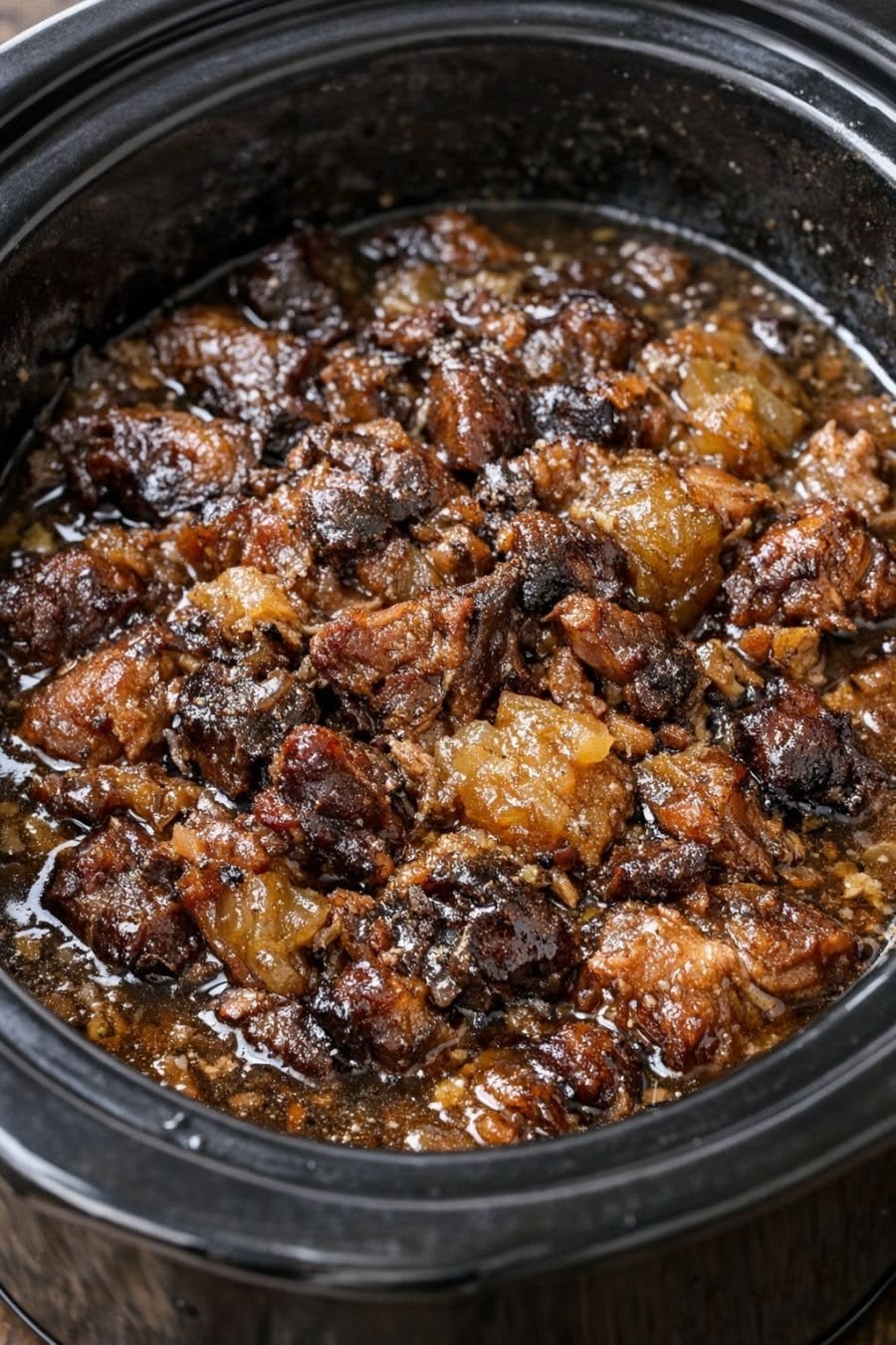 Slow Cooker Braised Beef Bites Recipe