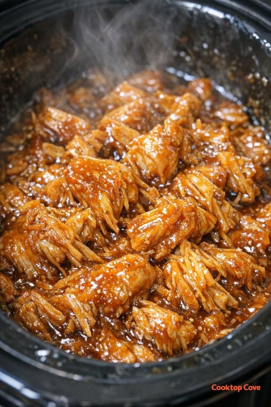 Slow Cooker BBQ Pulled Chicken Recipe
